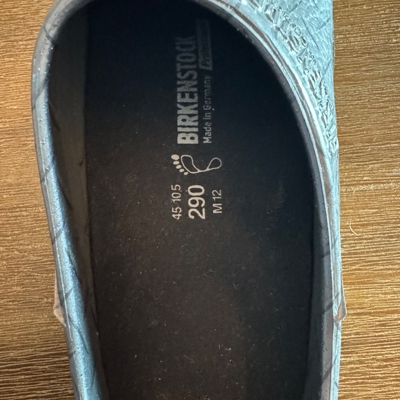 🆕 Men Birkenstock Professional Profi Birki Steel Grey Metal sz 12 US/ UE 45 - Picture 6 of 13